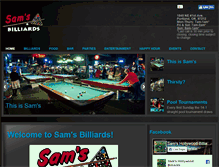 Tablet Screenshot of portlandpoolhall.com